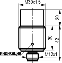 Габариты ISN FC73A-12G-15-LS27